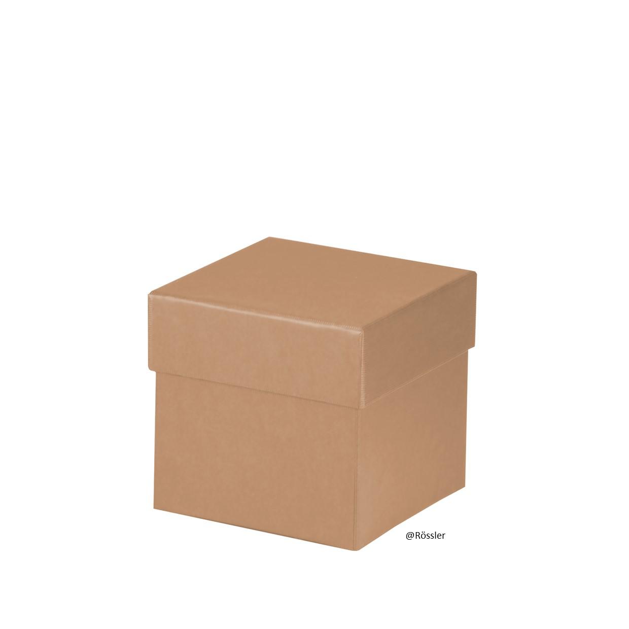 Geschenkschachtel 105x105x105 mm Kraft